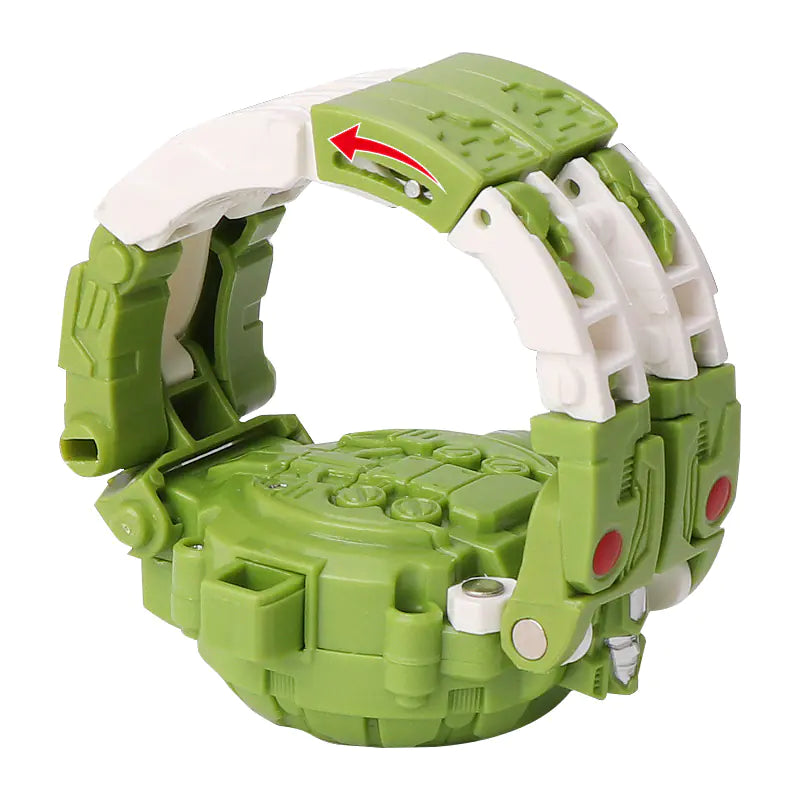 Transforming Cartoon Robot Projection Watch for Kids